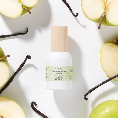 L’eau parfumée pomme-fleur d'oranger-vanille