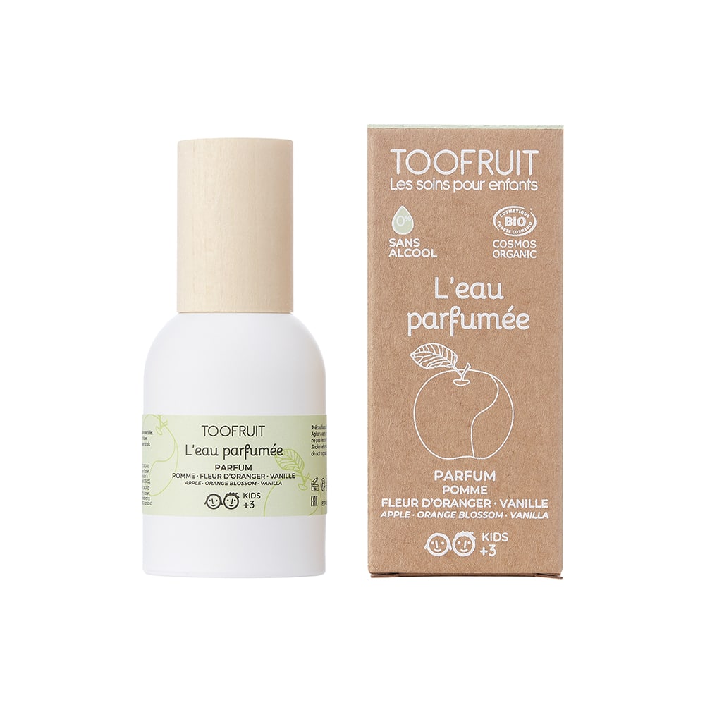 L’eau parfumée pomme-fleur d'oranger-vanille