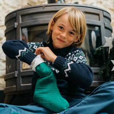Chaussette de Noël verte