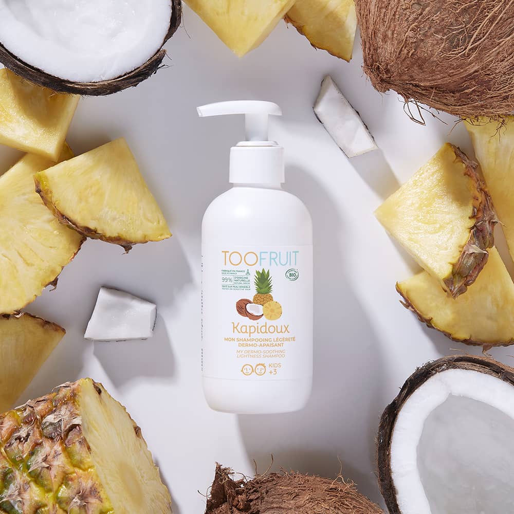 Shampoing enfant Kapidoux Ananas-Coco - TOOFRUIT