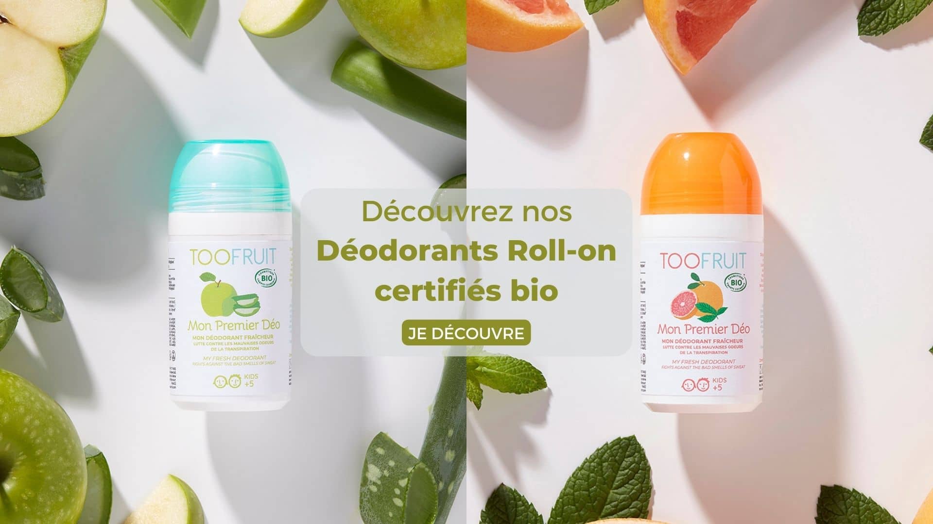 Site internet Banniere page daccueil deodorants roll on-toofruit