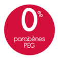 0% parabènes PEG