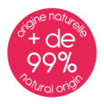 + de 99% d'origine naturelle