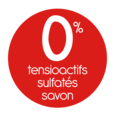 0% tensoactifs sulfatés savon