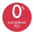 0% parabènes PEG